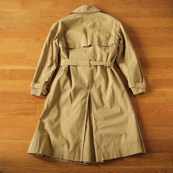 Nili Lotan Trench Coat Women Tan Belted Double Breasted Classic Small Outerwear - Picture 8 of 8